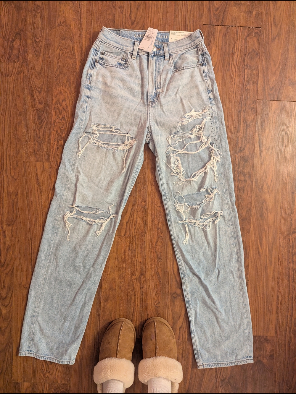 American Eagle Outfitters Light Blue Comfort Stretch Jeans